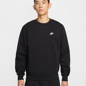 Black Men’s Nike Embroidered Crewneck